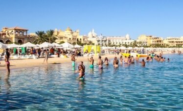 Hurghada city along the red sea