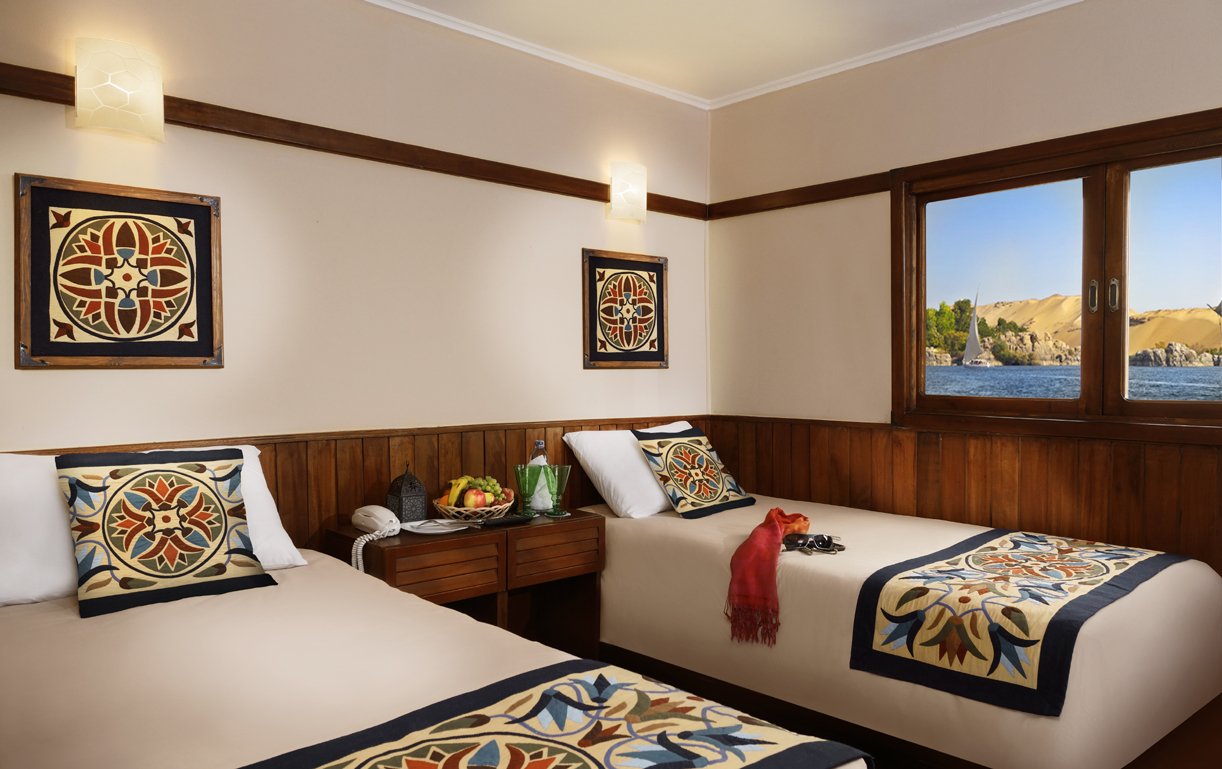 Ankhtours, dahabya boat cabin